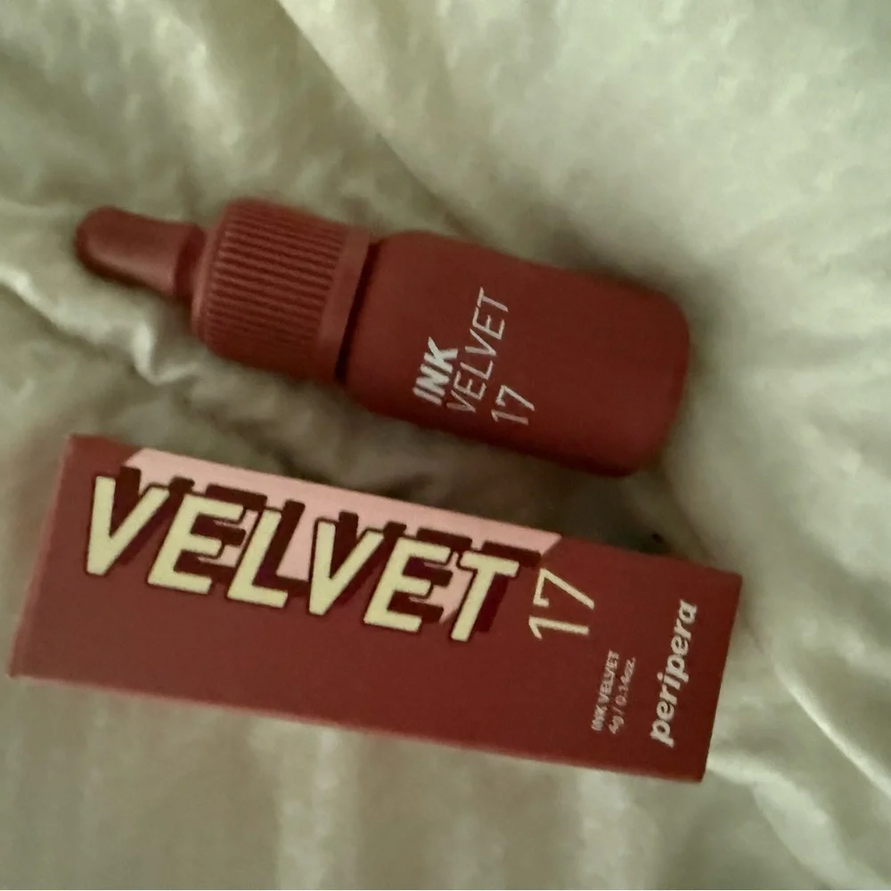 PERIPERA Ink Velvet Longwear Lip Tint #17 Cocoa Nude NWT Viral K-Beauty